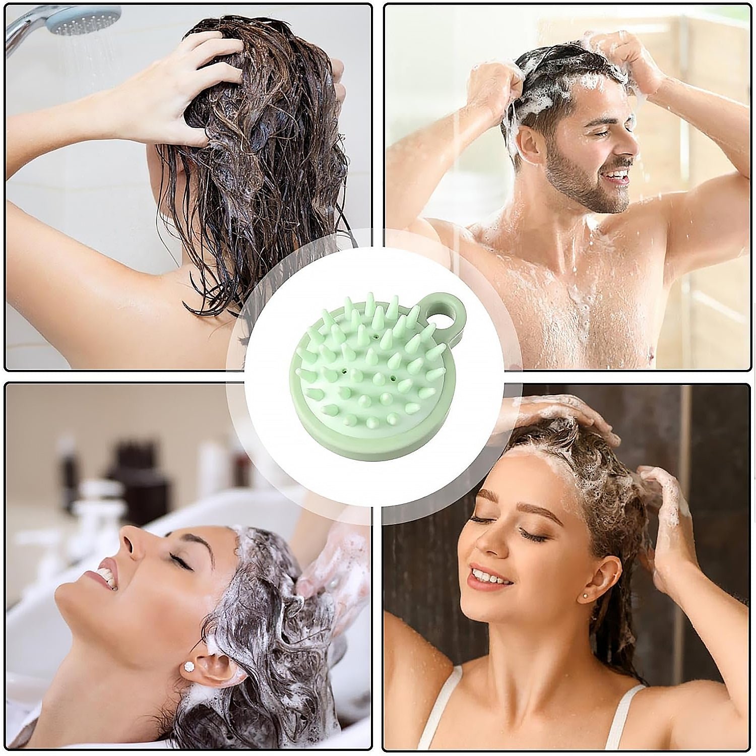 Scalp Massage Comb – Relaxing Shampoo Experience | VelvaBloom