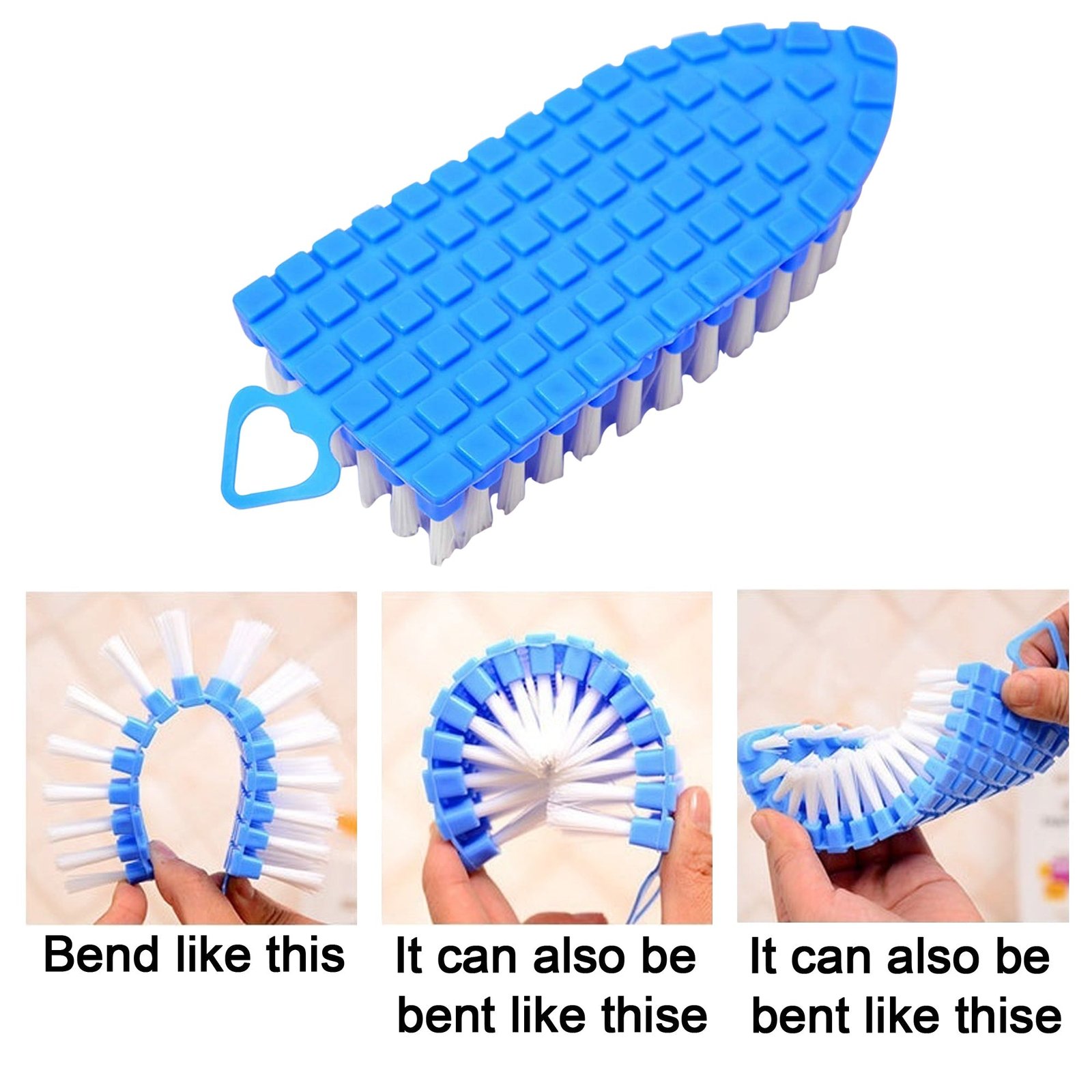 Flexible Cleaning Brush – Multipurpose Home & Kitchen | Velvet Wipe