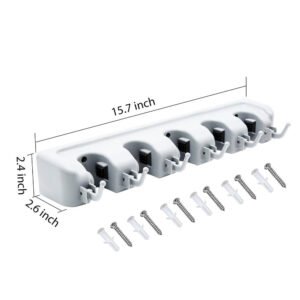 Wall Mounted Mop Holder – 5-Layer Multipurpose Organizer | Indo Glow