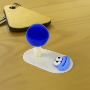 Self-Adhesive Colorful Wall Hook – Simple Ball Shape, 3kg Load