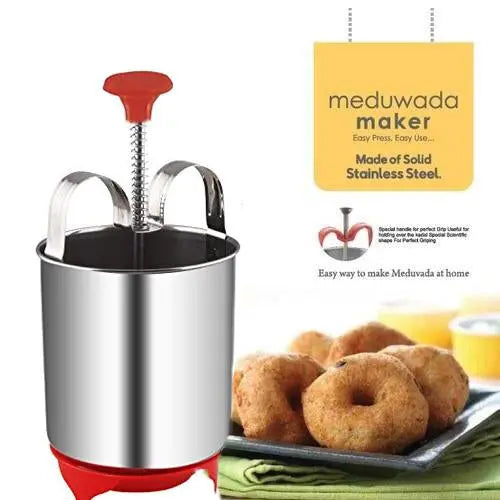 Medu Vada Maker – Stainless Steel for Crispy Vadas & Donuts | FirePot