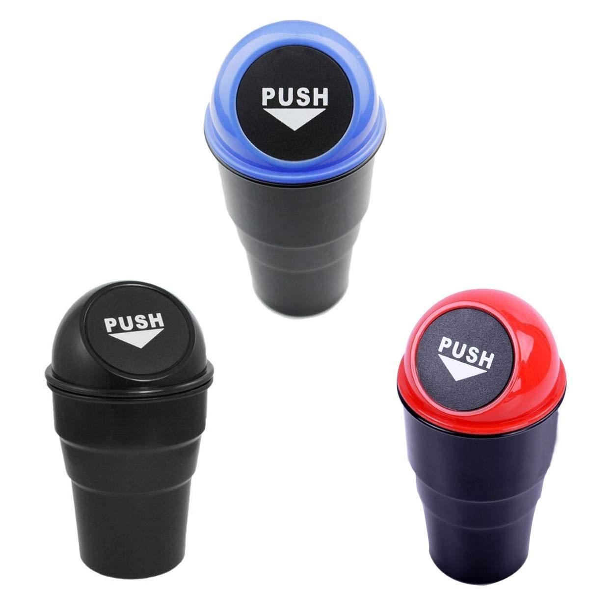 Car Dustbin – Portable Mini Trash Bin & Ashtray | Velvet Wheels