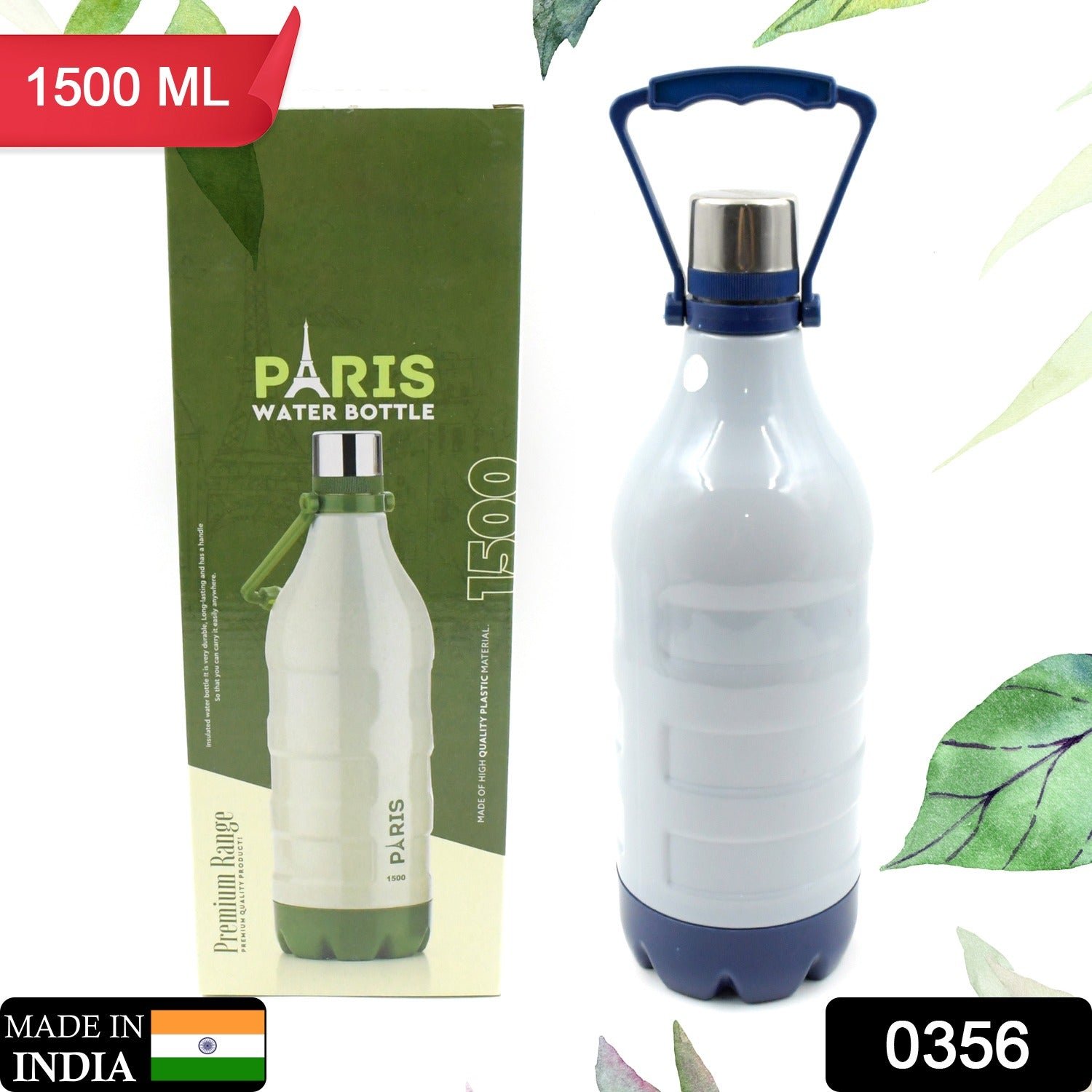 1500ml Insulated Water Bottle – Leakproof, BPA-Free | Nekza