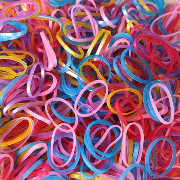 Multicolor Rubber Bands – Elastic & Reusable for Home & Office | VoltDesk