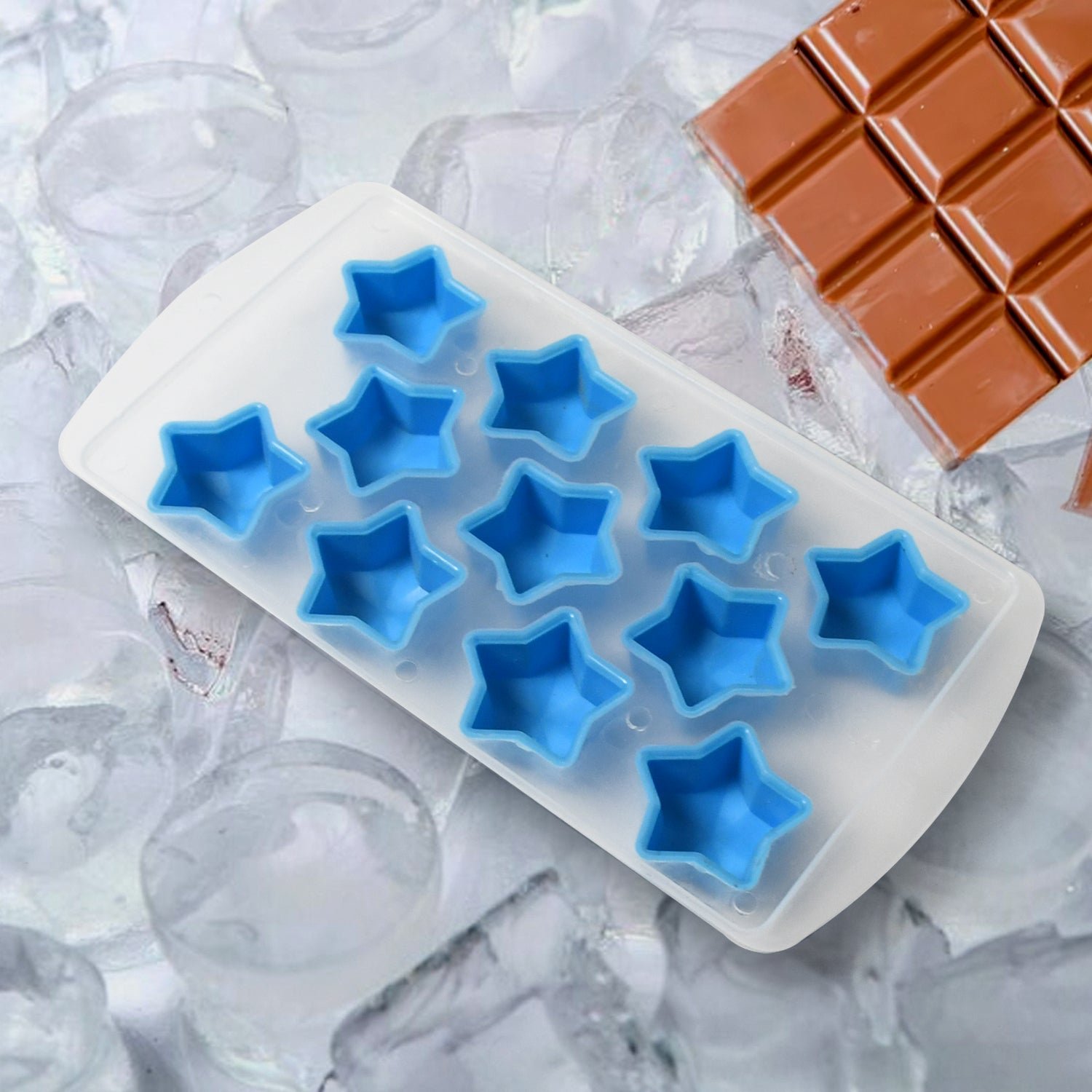 Silicone Ice Cube Tray – Multi-Shape Molds & Easy Release | Indo Glow