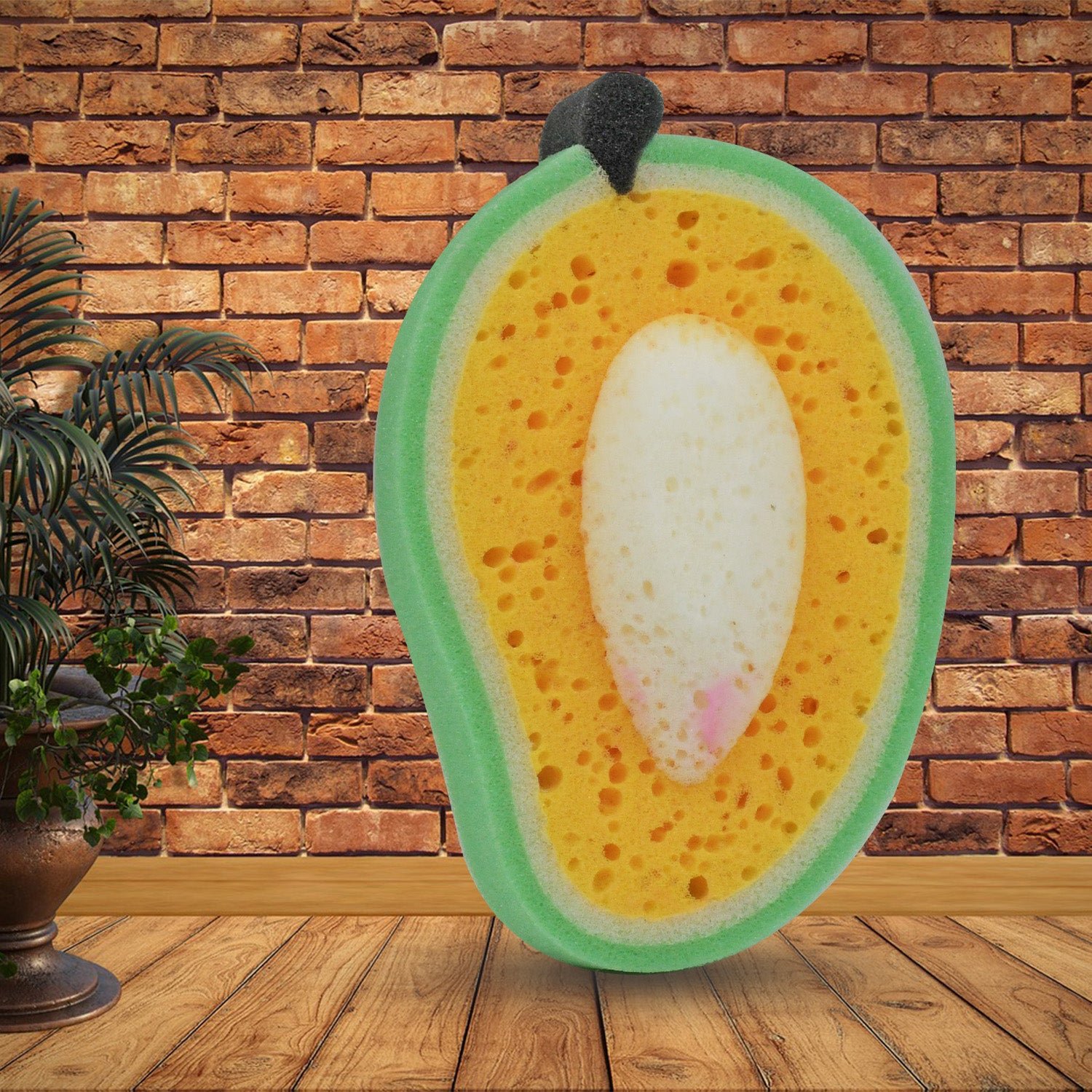 Mango Dish Sponge – Soft, Durable & Multipurpose Cleaner | VelvetBubbles