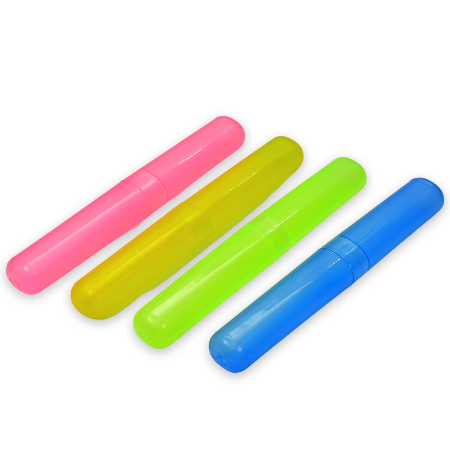 Toothbrush Cover Set (4pc) – Anti-Bacterial Travel Holder | BrushedUp
