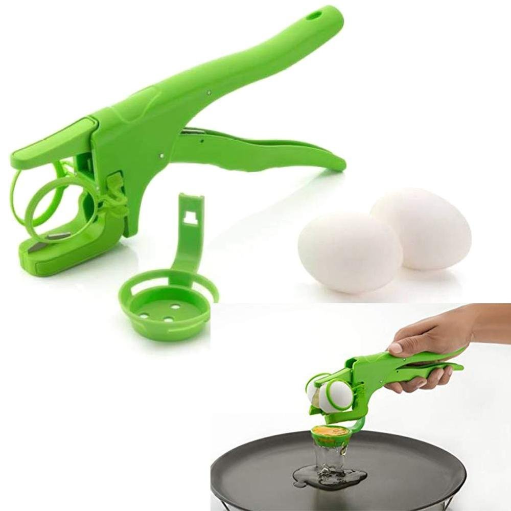 Egg Cracker with Separator – Mess-Free Handheld Tool | Indo Glow