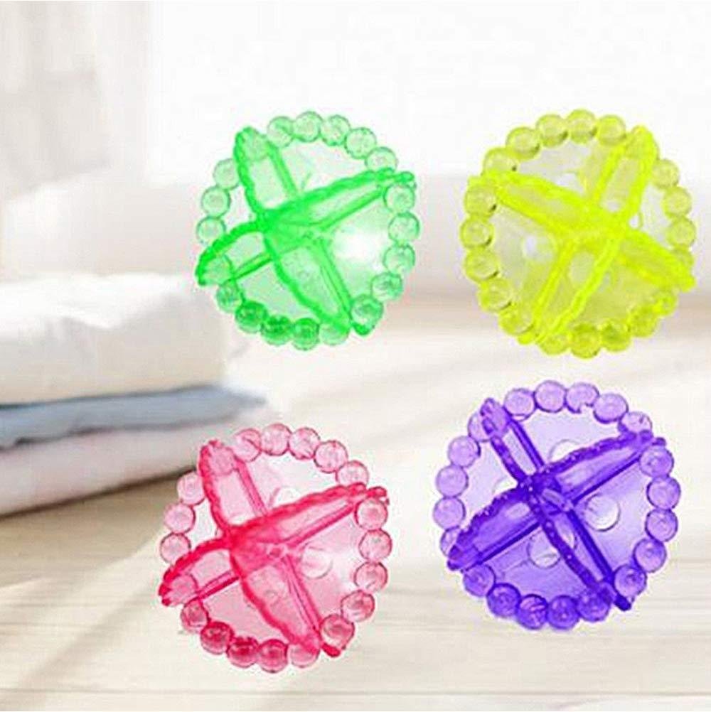 Detergent-Free Laundry Balls – 4 Pcs for Eco-Friendly Wash | Velvet Wipe