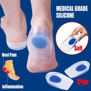 Gel Heel Cups – Silicone Pads for Heel Pain Relief | Velvet Wellness