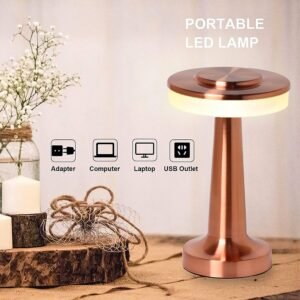 LED Desk Lamp – Touch Control, Rechargeable & Dimmable | VoltDesk