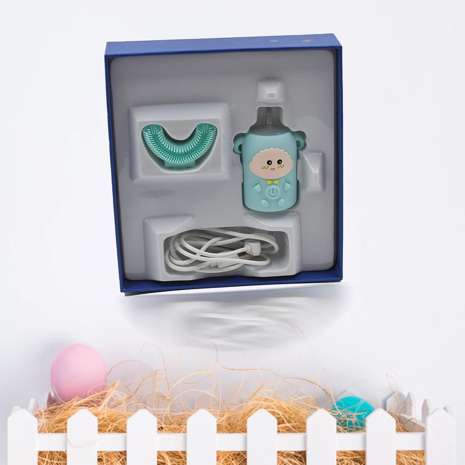 Kids Electric Toothbrush – U-Shaped, Light & Music | MintGuard