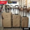 Soft Side Trolley Luggage Set – 3-Piece Travel Companion