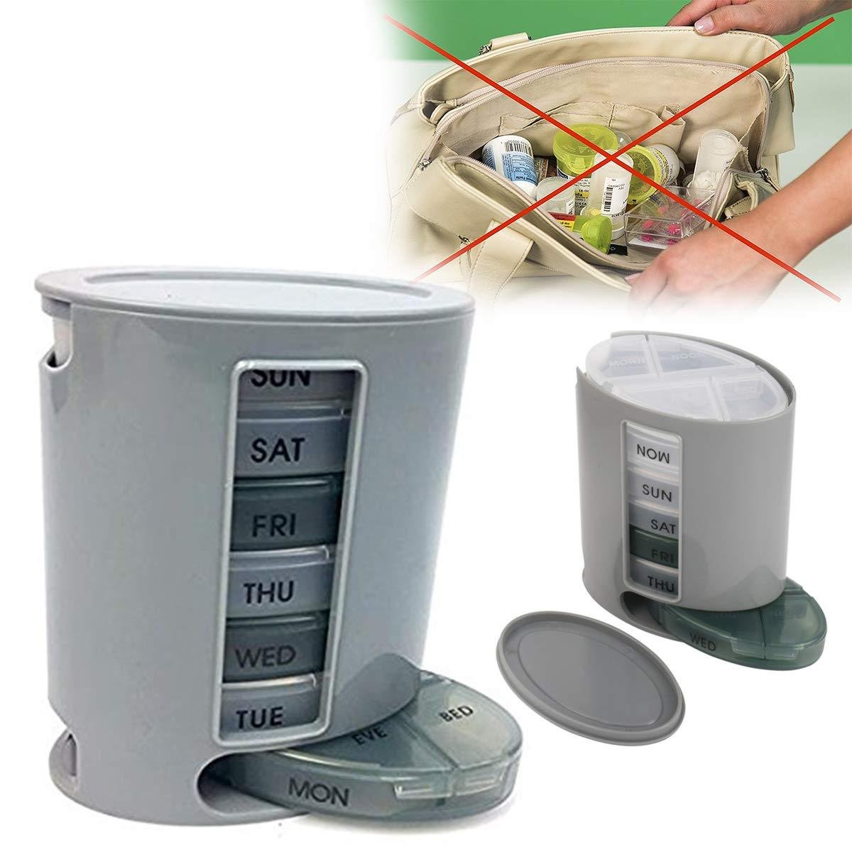 7-Day Pill Organizer – Weekly Medicine Dispenser & Box |
