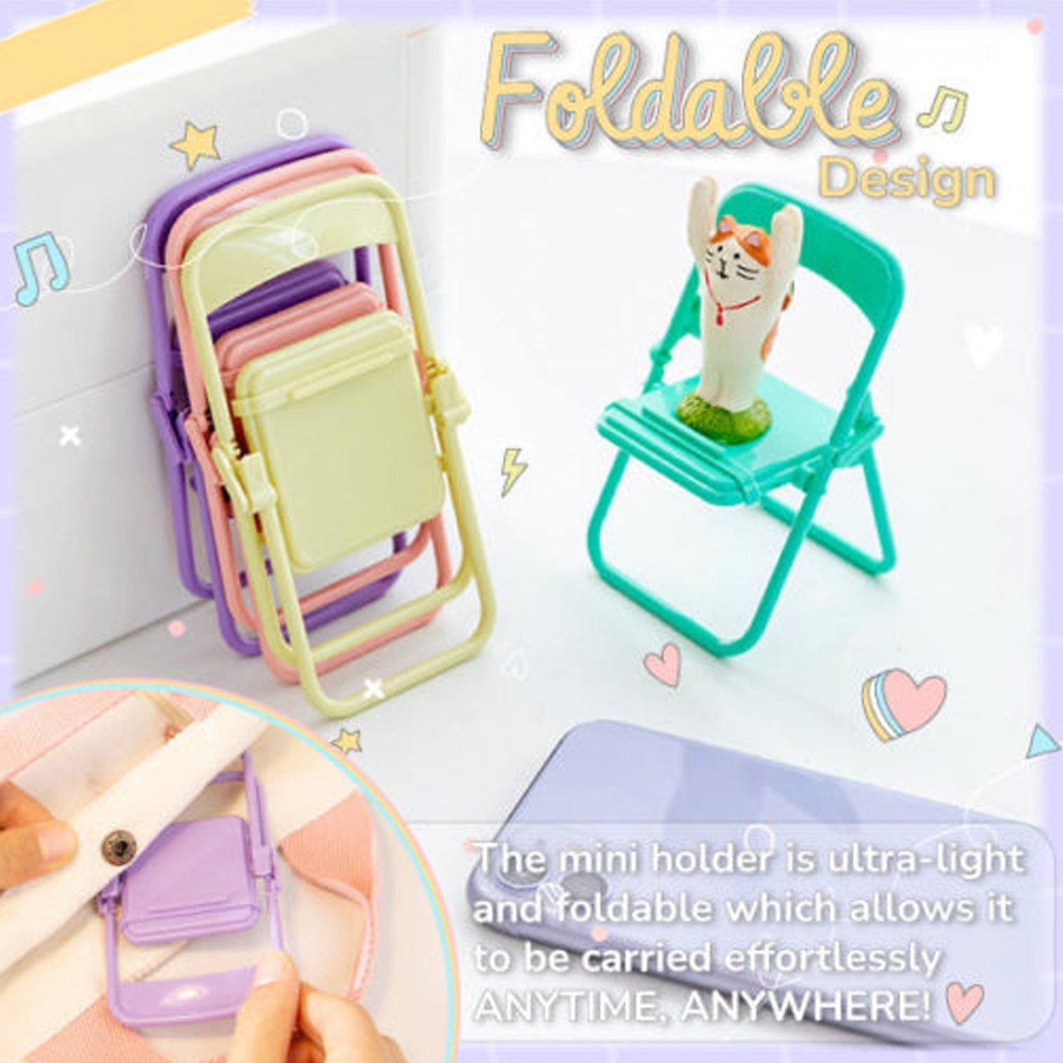 Chair Mobile Stand – Compact & Ergonomic Phone Holder | Mobiléon