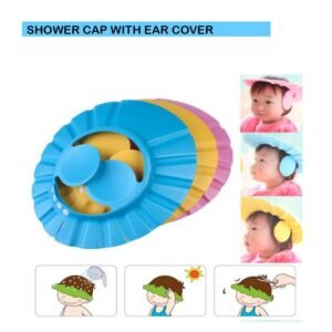 Baby Shower Cap – Adjustable & Soft for Tear-Free Bathing | Mini Bubbles