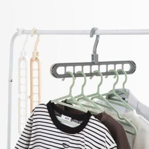 Space Saving Hanger – 9-Hole Wardrobe Organizer | Organivo