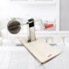 Coconut Scraper with Wooden Base – Safe & Durable | Quickslice