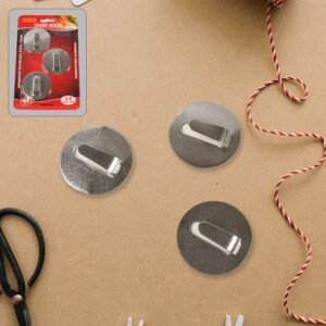 Self-Adhesive Hooks – Heavy Duty Steel Wall Hangers | Bathora