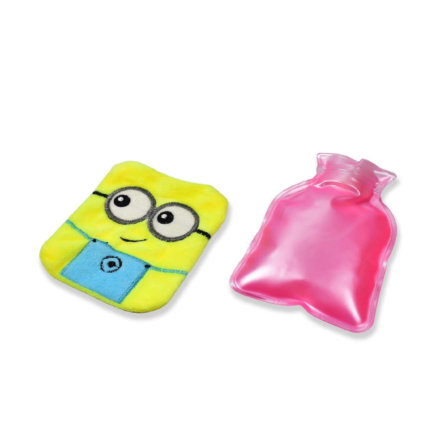 Minions Hot Water Bag – 2-Eye Design for Pain Relief | FitFuzion