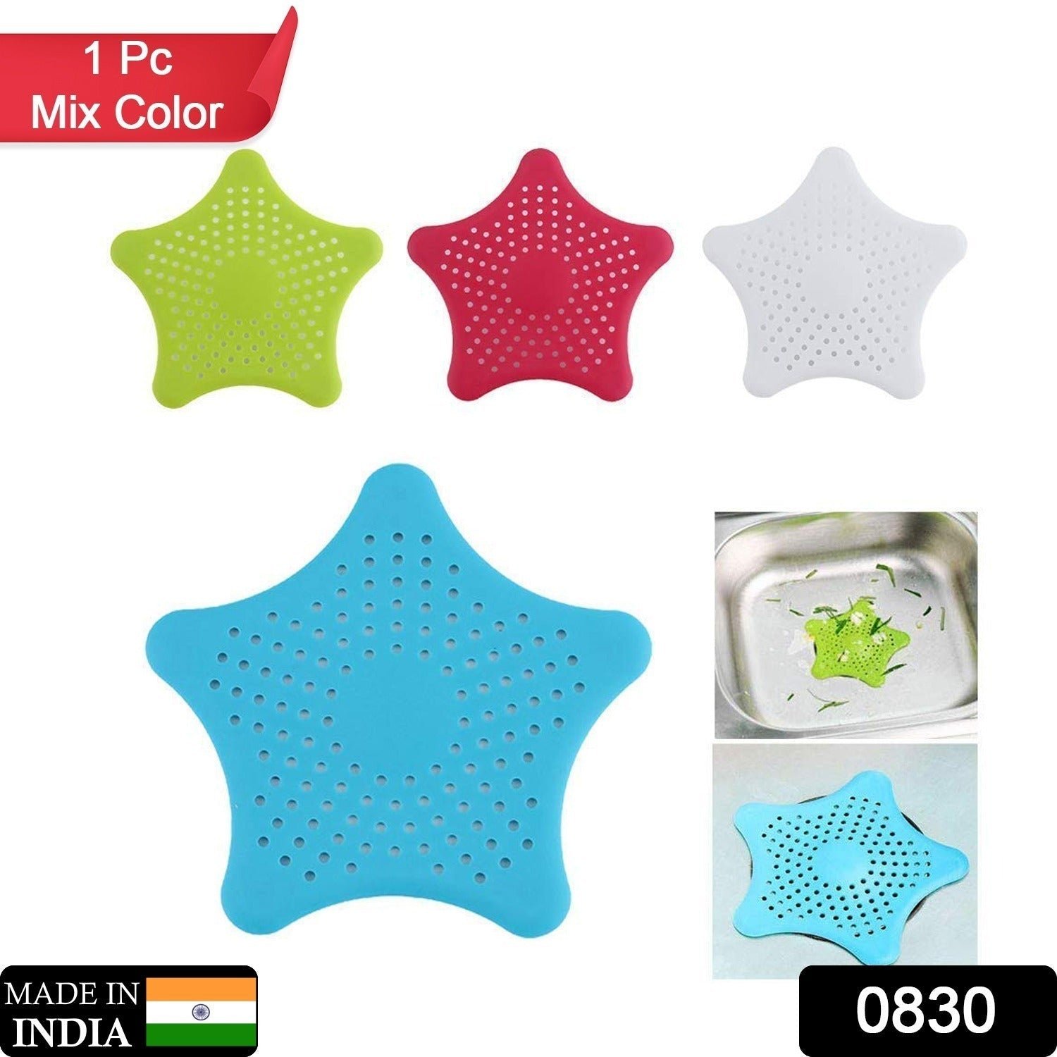 Sink Strainer – Star Design Hair Catcher for Drains | ShineCrest