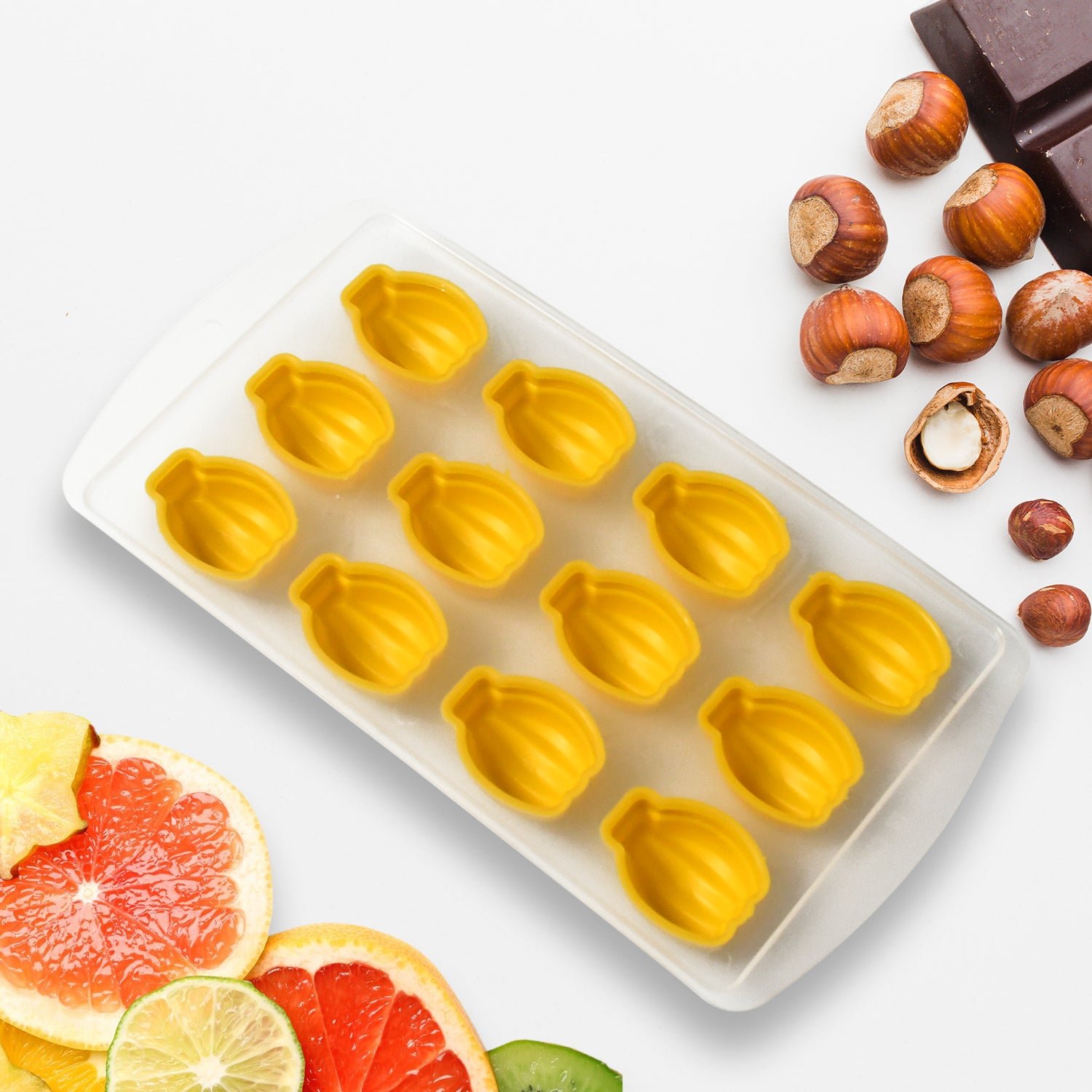 Fruit Ice Cube Tray – Silicone Multi-Shape Freezer Mold | Indo Glow