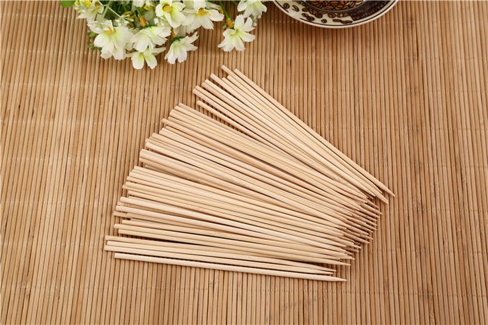 Natural Bamboo Skewers 15cm – Eco-Friendly BBQ Sticks | ChefArmor