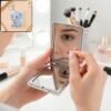 Foldable Mirror Keychain – Compact, Cute Elephant Design