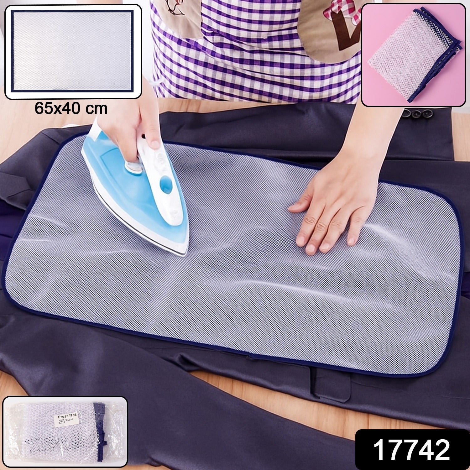 2c2e4bdf-e15b-4dee-a030-e334d53ee3d3 Heat-Resistant Ironing Mesh Press Cloth – 65x40 cm Protective Net