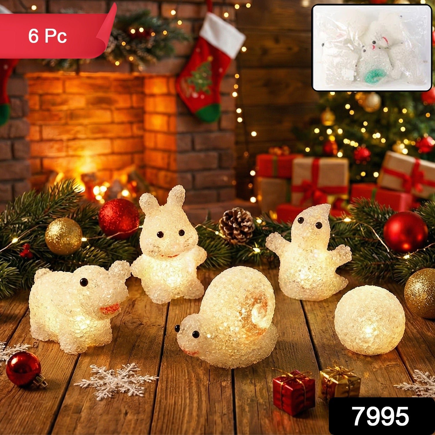 Animal LED Night Lamp – Cute Multi-Shape Set (6 Pc) | Indo Glow