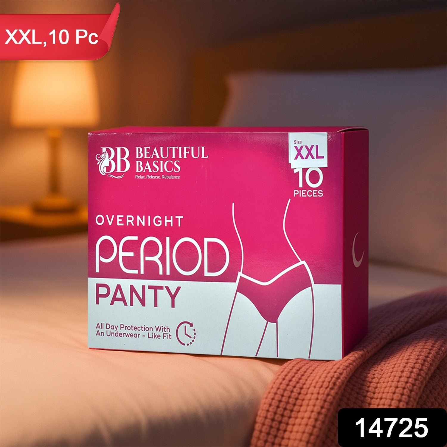 2ecd6d40-cfbc-47f2-b446-4501e959ba02 Overnight Period Panty XXL Size – Leak-Proof Comfort for Heavy Flow