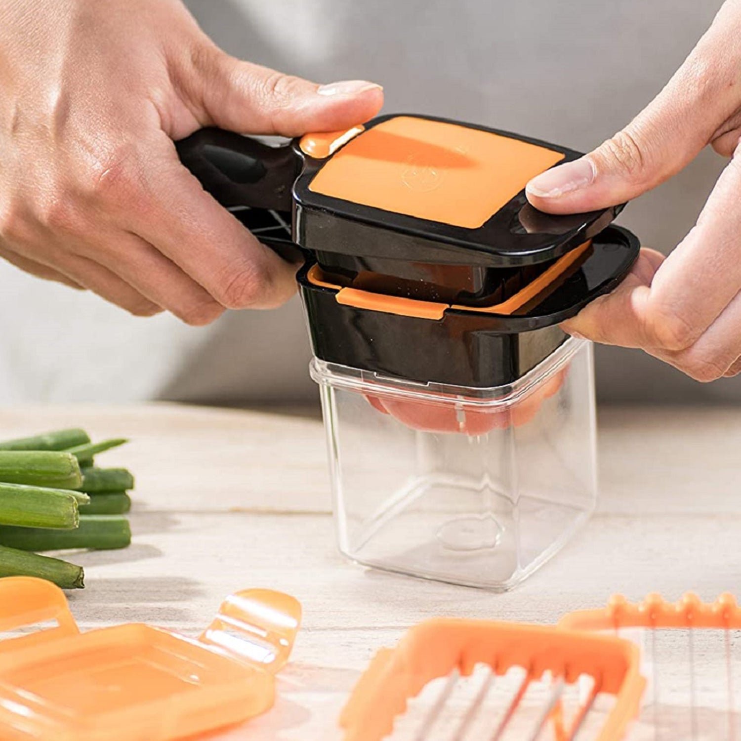 2image_14971e42-9fa6-4458-9205-53e02100b429 Vegetable Chopper 5-in-1 – Multi-functional Food Dicer | Quickslice