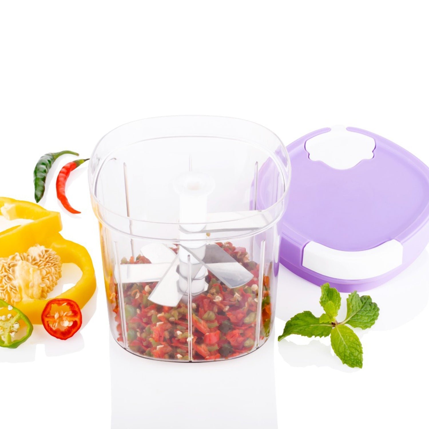 Handy Chopper – Manual Vegetable & Fruit Slicer | CookAura