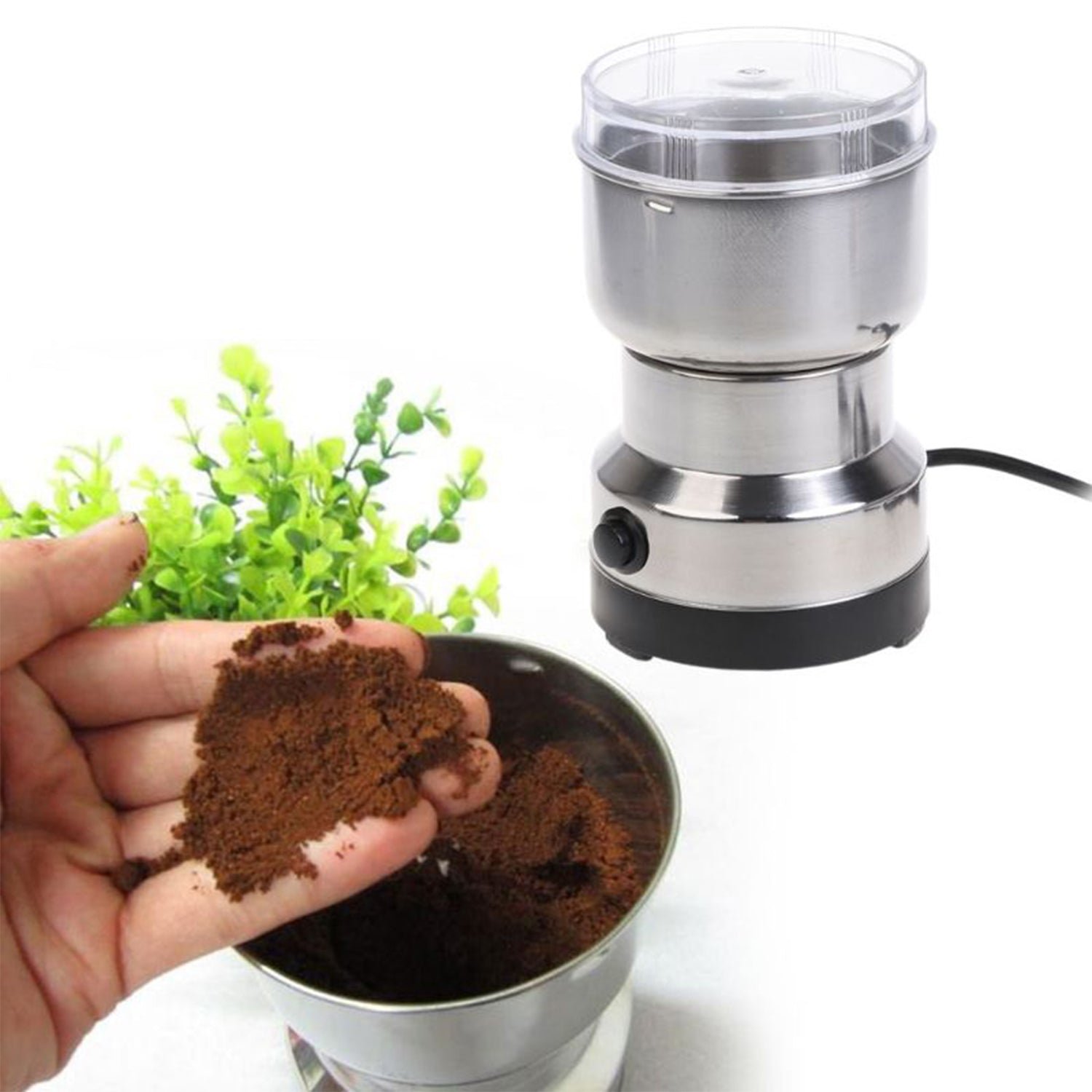 Electric Spice Grinder – Mini Stainless Steel for Coffee & Masala | ChefAura