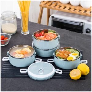 Stainless Steel Lunch Box – 4 Layer Insulated Tiffin | Lunchie Bunchie