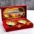 Gold Silver Plated Tray Set – Brass with Bowls & Spoons | Lunchie Bunchie