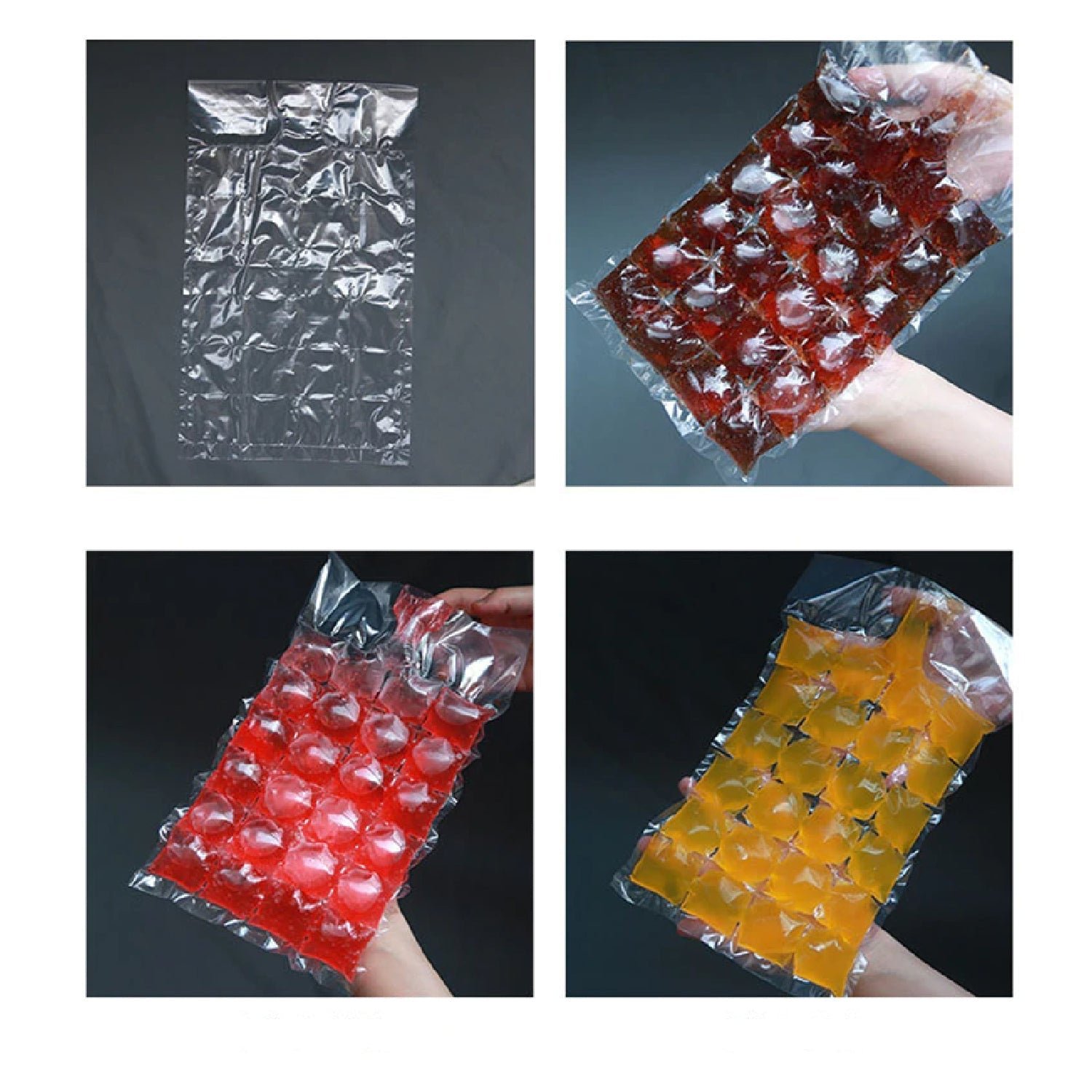 Disposable Ice Cube Bags – Self-Seal, Easy Release | FERVENT