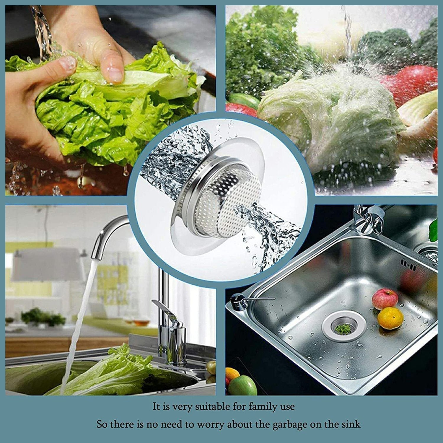 Stainless Steel Sink Strainer – Durable Anti-Clog | Indo Glow
