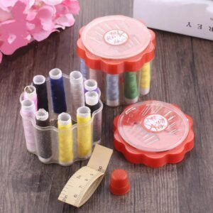 Sewing Box – 24 Pc Portable Organizer with Compartments | Styleva