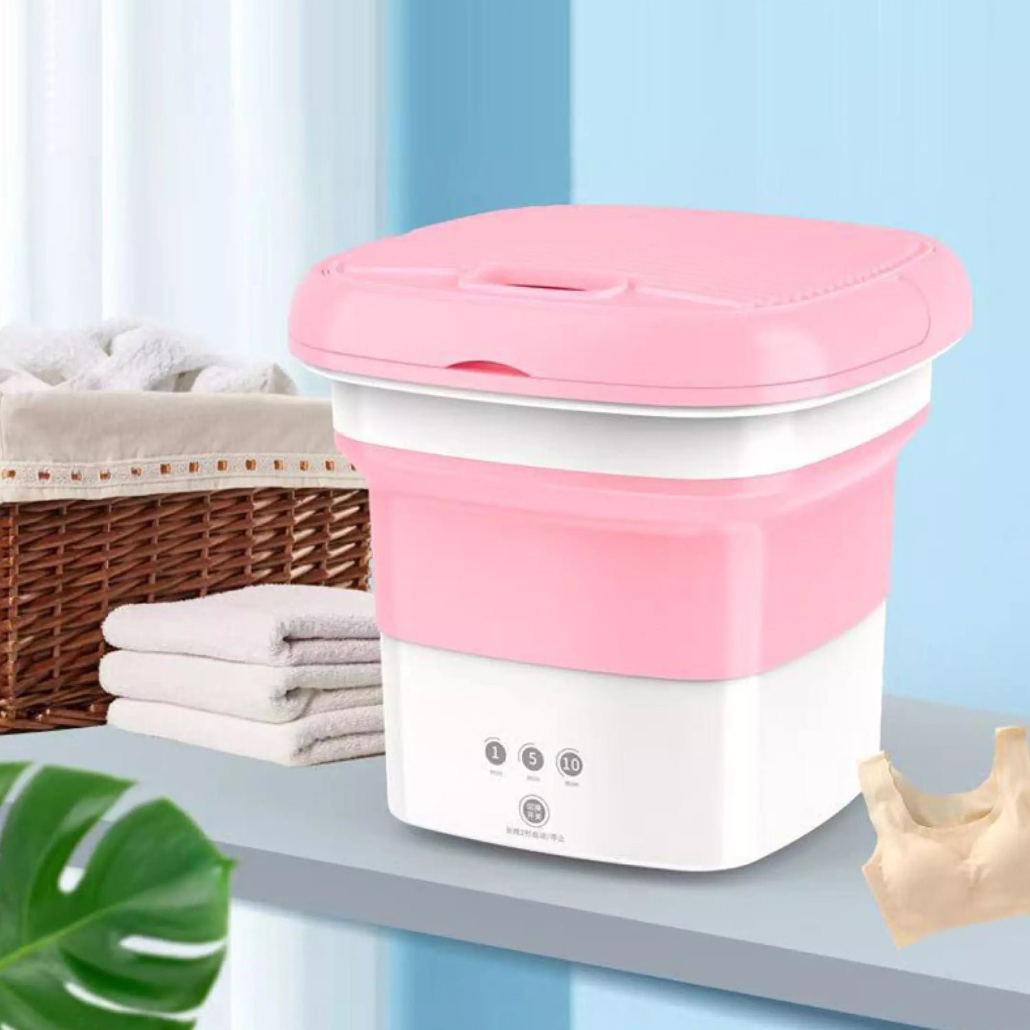 Mini Foldable Washing Machine – Portable Laundry Solution | Indo Glow