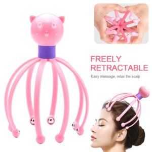 Scalp Massager – Rechargeable Stress Relief & Relaxation | Calm & Curl
