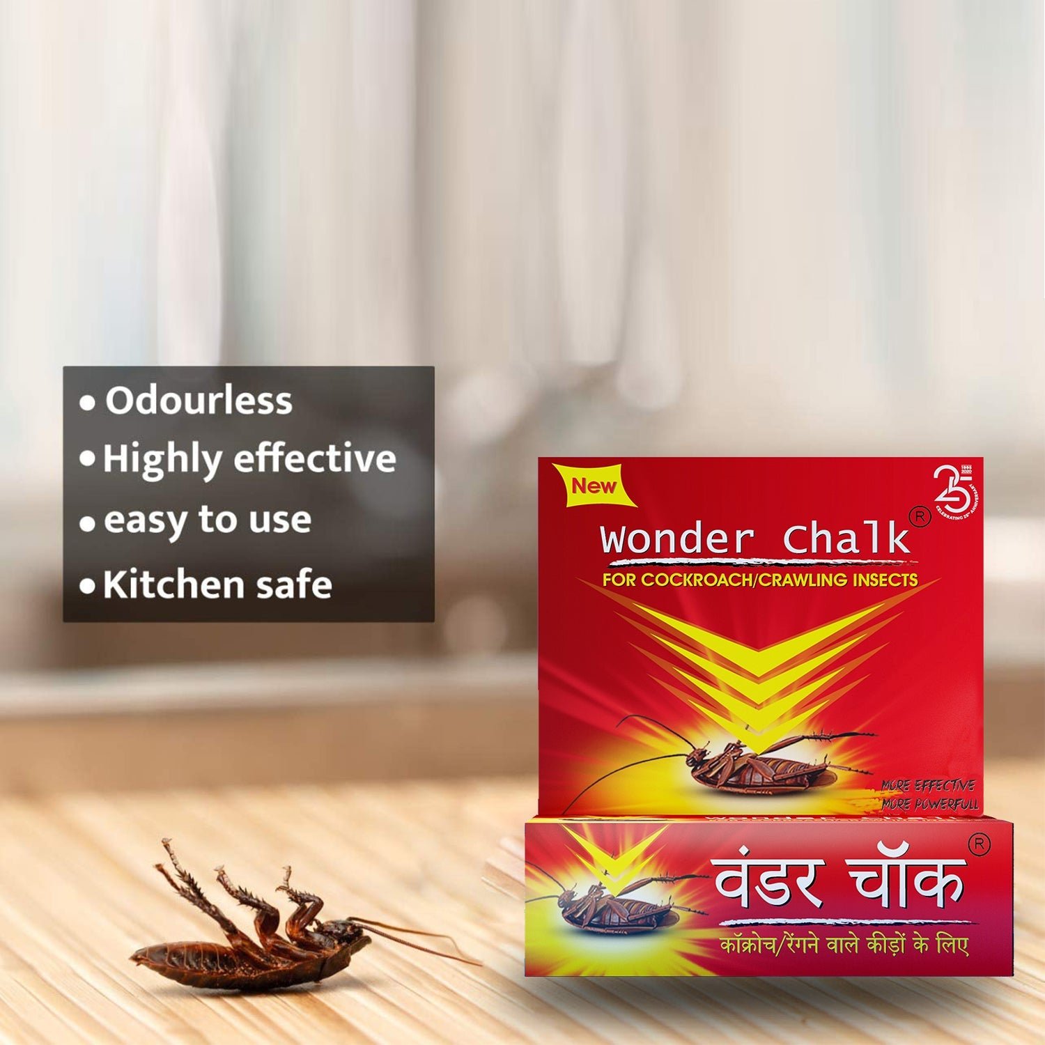 Cockroach Repellent Chalk – Effective Home Pest Control | Grow Vanta