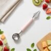 2 In 1 Fruit Carving Tool Watermelon Cutter Melon Baller Scoop Knife (1 Pc)