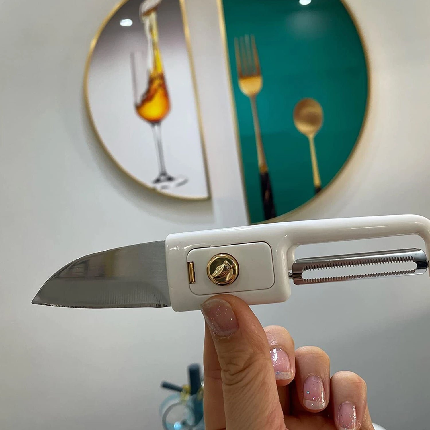 Multifunctional Peeler – 2-in-1 Knife & Sawtooth for Kitchen | ChefAura