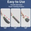 360° Spin Mop – Adjustable Handle & Microfiber Head for Effortless Cleaning