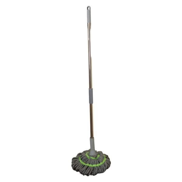 360° Spin Mop – Adjustable Handle & Microfiber Head for Effortless Cleaning