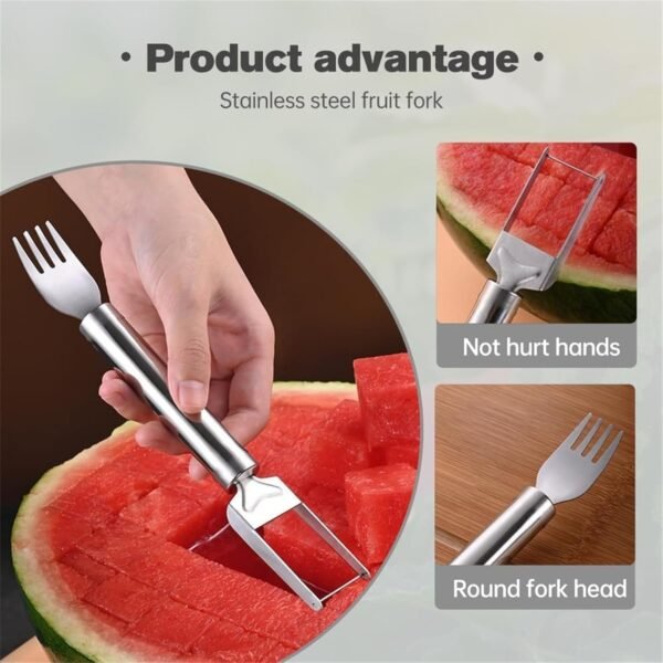Watermelon Slicer – 2-in-1 Cutter & Server for Easy Fruit Prep