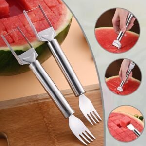 Watermelon Slicer – 2-in-1 Cutter & Server for Easy Fruit Prep