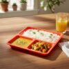 3-Compartment Serving Tray – Mess-Free Meal Organization