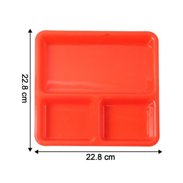 3-Compartment Serving Tray – Mess-Free Meal Organization